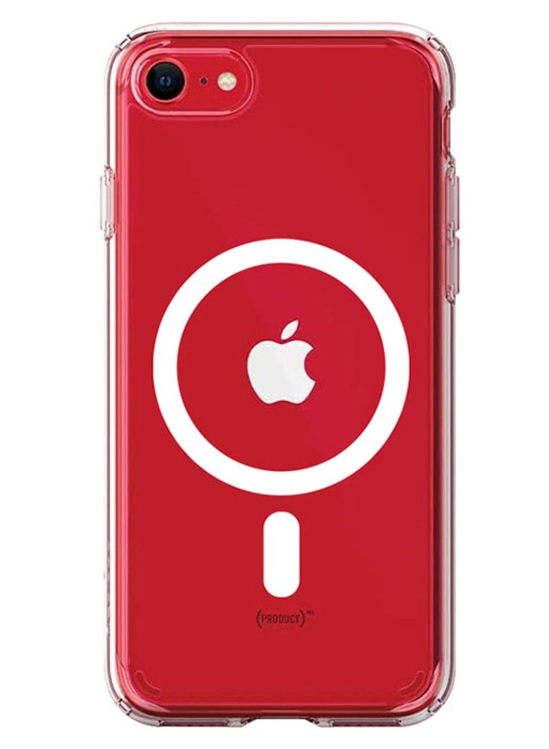 Magnetic Case Cover Designed for iPhone SE 2022 / iPhone SE 2020 / iPhone 8 Clear - Image 2