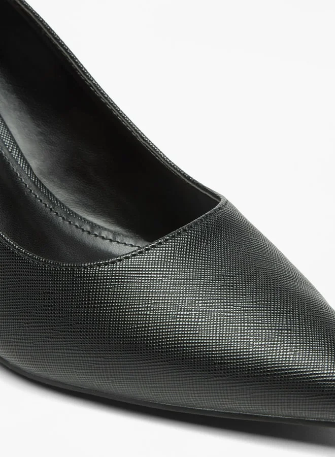 فلورا بيلا من شو إكسبرس Solid Slip-On Pumps with Stiletto Heels