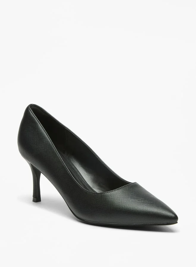 فلورا بيلا من شو إكسبرس Solid Slip-On Pumps with Stiletto Heels