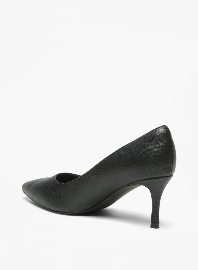 فلورا بيلا من شو إكسبرس Solid Slip-On Pumps with Stiletto Heels