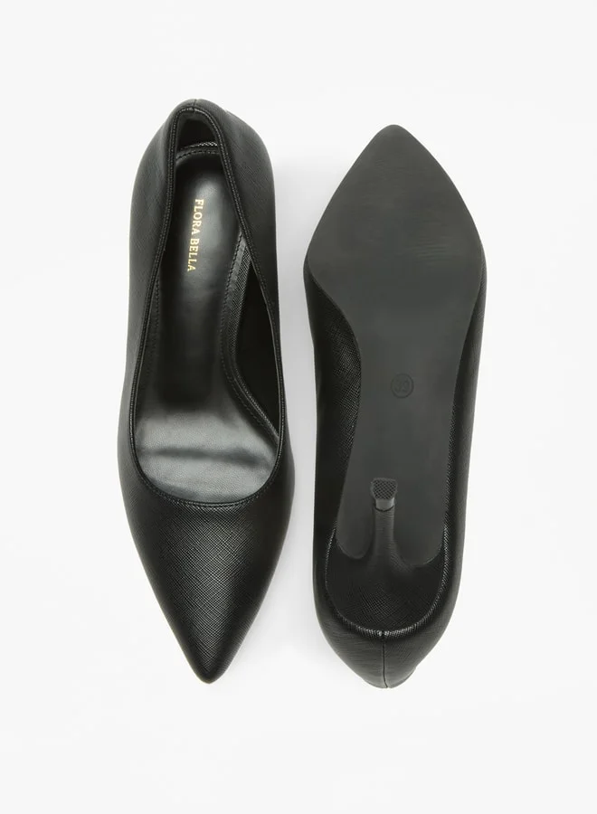 فلورا بيلا من شو إكسبرس Solid Slip-On Pumps with Stiletto Heels