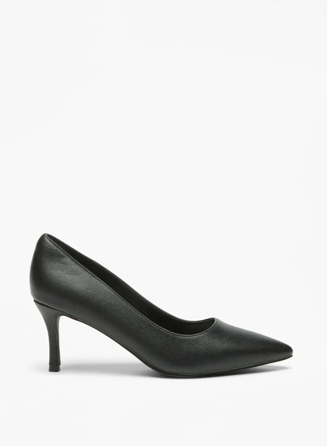 فلورا بيلا من شو إكسبرس Solid Slip-On Pumps with Stiletto Heels