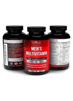 Divine Bounty Mens Multivitamin – Daily Multivitamin for Men with Vitamin A C D E K B Complex, Calcium, Magnesium, Selenium, Zinc Plus Heart, Brain, Immune, and Men's Multivitamins – 90 Vegetarian Capsules 