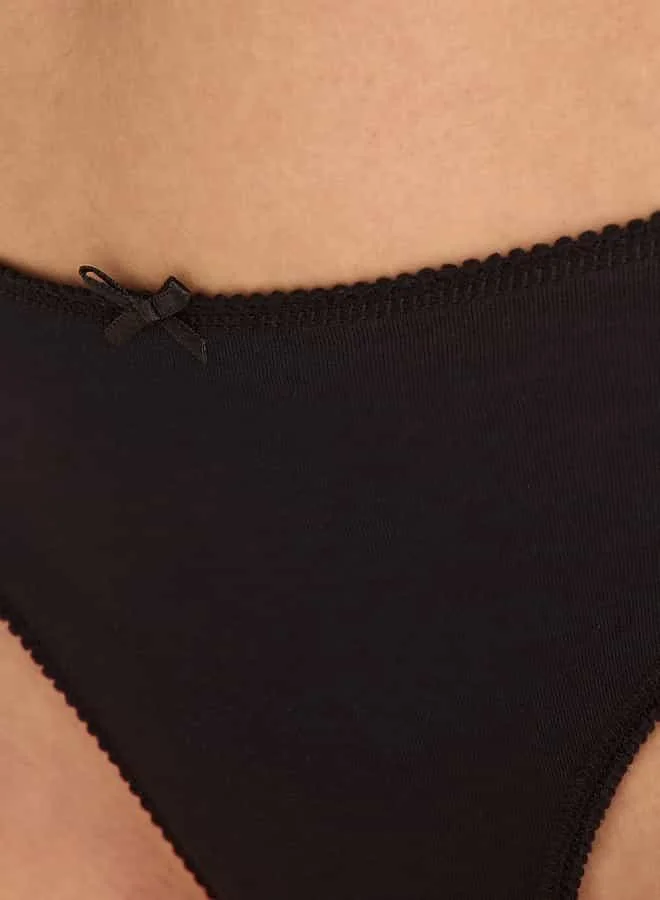 Splash FAV Set of 5 - Lace Trim Bikini Briefs
