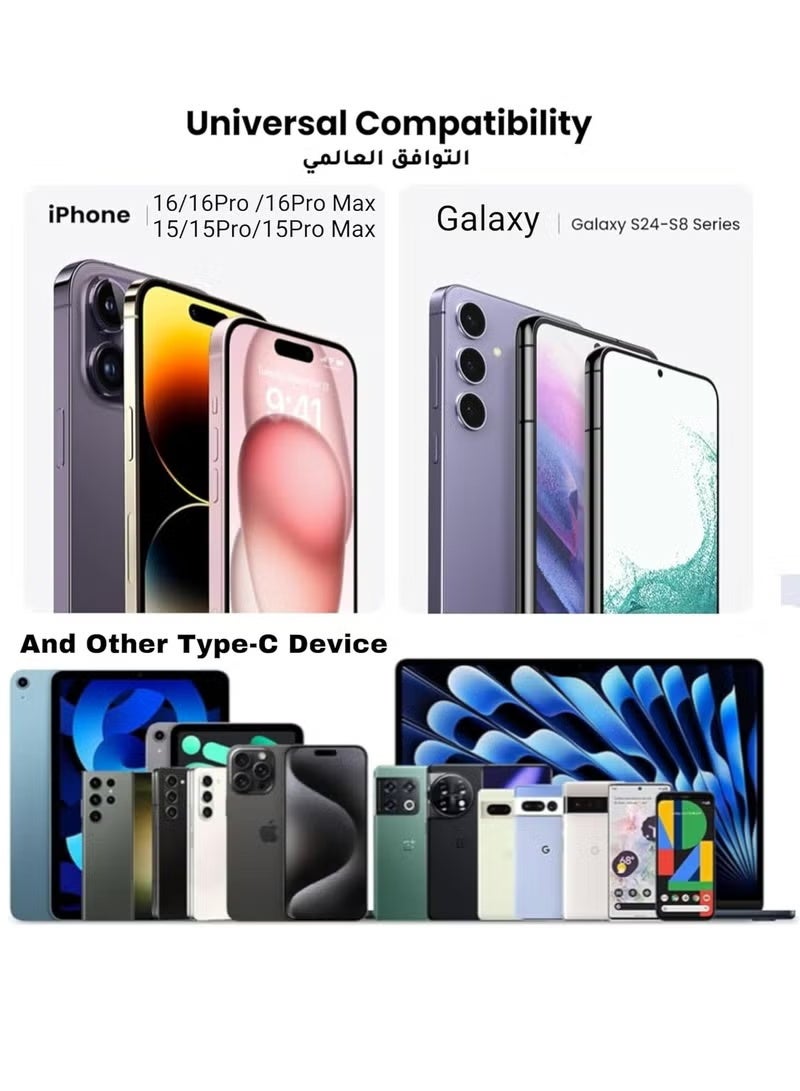 Arabest Earpods with USB C Wired Earbuds with Microphone & Volume Control, In-ear Headphones for iPhone 15 Pro Max, iPad Pro/Air, Samsung (White) - Image 2