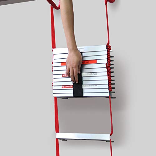 Hausse Retractable 3 Story Fire Escape Ladder, 25 Feet - Image 3