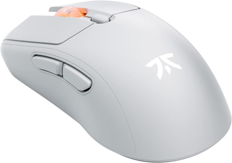 Fnatic BOLT White Wireless Gaming Mouse - Pixart 3370 Sensor, 69g, WiFi & Bluetooth Battery Life 110-210h, USB-C Charging, Kailh GM 8.0 Switches, 4 Profiles, 4 DPI Stages, Virgin PTFE Skates (Windows) - Image 4