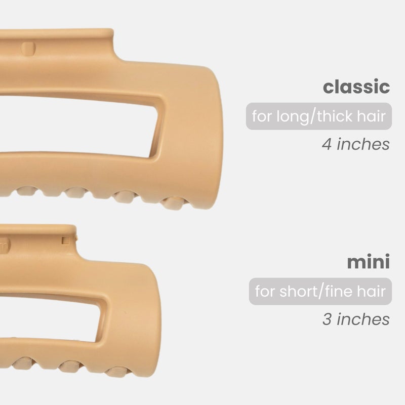 Mello The Original Mello Hair Claw Clip Squishy Claw Clip Made in Korea Patent Pending 30021976 (Black Pink Light Brown) - Image 3