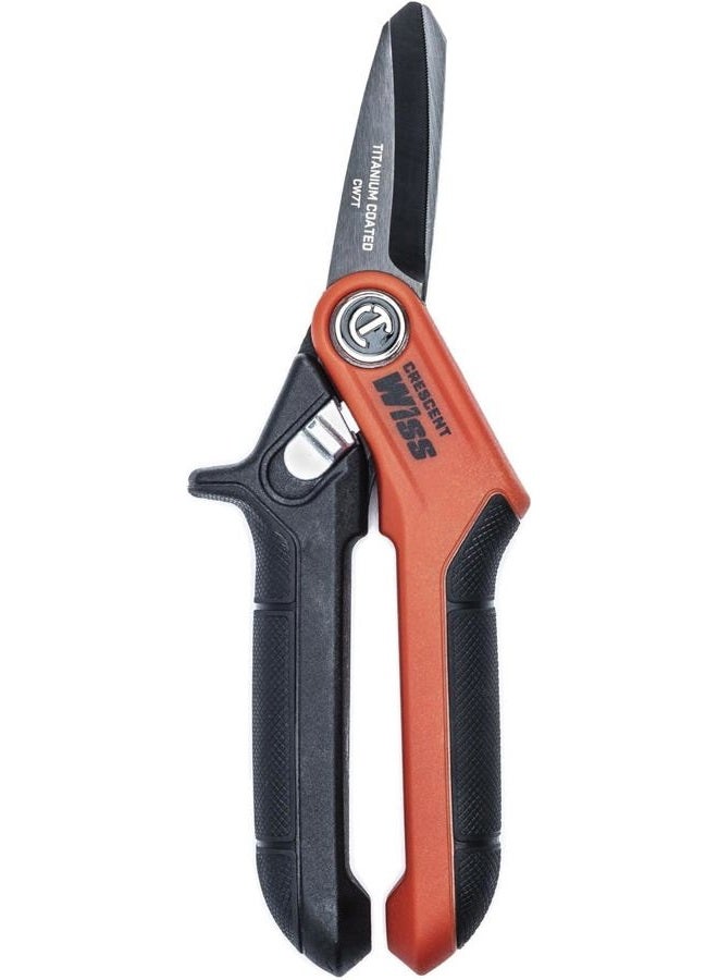 Wiss CW7T 191mm / 7-1/2in Titanium Coated Tradesman Utility Shears, Multi Color - Image 3