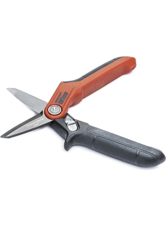 Wiss CW7T 191mm / 7-1/2in Titanium Coated Tradesman Utility Shears, Multi Color - Image 2