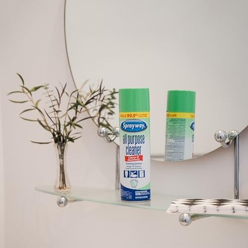 Sprayway سبراي واي منظف معقم متعدد الأغراض، عمل رغوي، 19 أونصة - Image 3