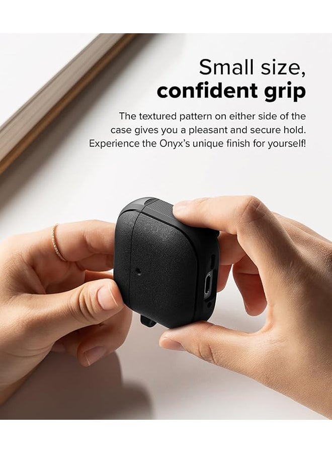 رينجك غطاء أونيكس مغناطيسي لسماعات AirPods 4، غطاء متين مقاوم للصدمات وقوي متوافق مع شاحن ماغسيف لجيل AirPods الرابع - Image 5