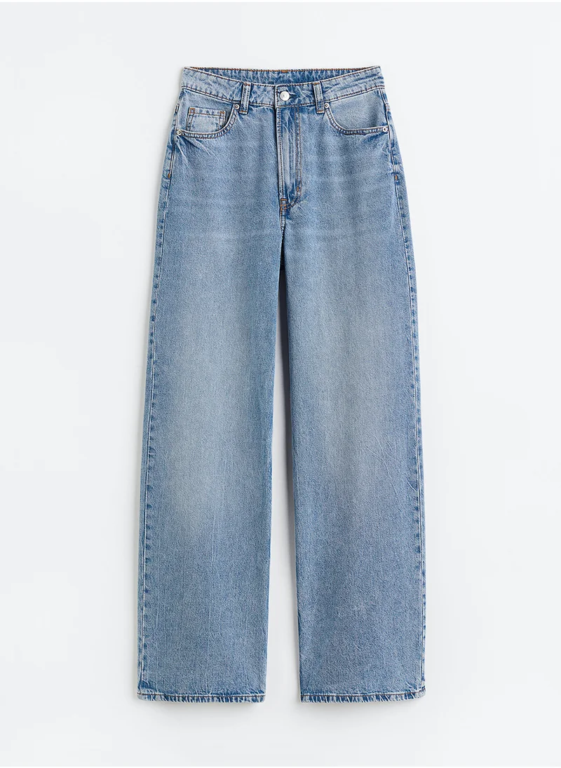 H&M Wide High Jeans