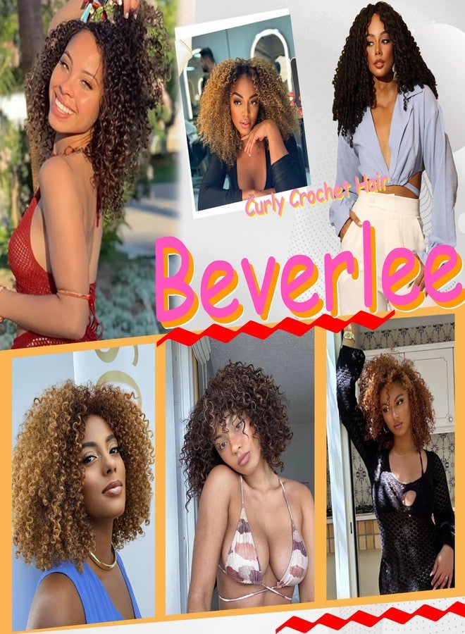 Beverlee Kinky Curly Micro Twist Crochet Hair - 8 Inch, 8 Packs, Synthetic Wavy Pre-Looped for Black Women - Image 5