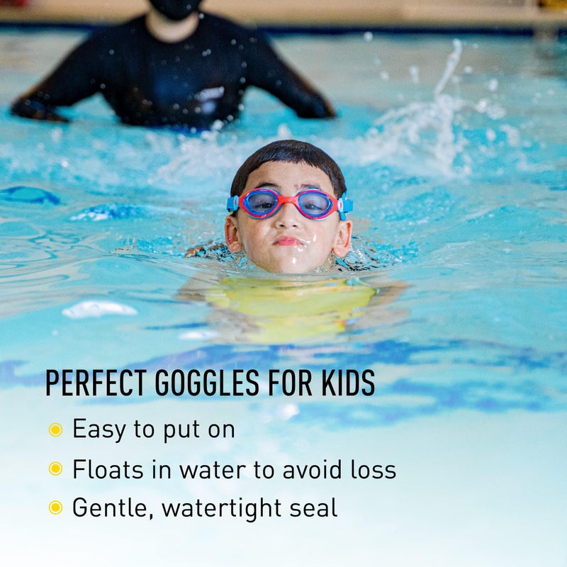 FINIS DragonFly Kids Swim Goggles - Ages 3-8 - UV Protection - Floating Neoprene Strap - Soft Silicone Fit - Shell - Image 3