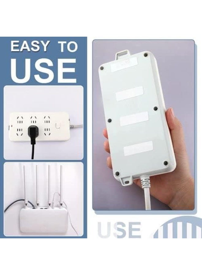 شريط تثبيت لاصق قوي قابل لإعادة الاستخدام – شريط جل شفاف مزدوج الوجهين بدون مسامير – لاصق ذكي قابل للغسل وإعادة اللصق لتعليق الأدوات والديكور – لون شفاف - Image 2