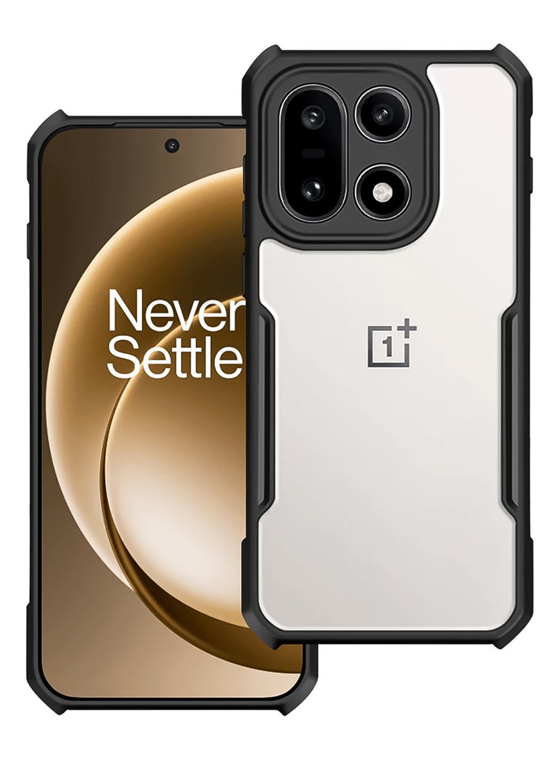 غطاء لهاتف OnePlus 15 مع حماية عدسة الكاميرا، غطاء خلفي، واقي للصدمات مصنوع من TPU + PC، مقاوم للاصفرار، نحيف ومناسب بشكل مثالي - Image 1