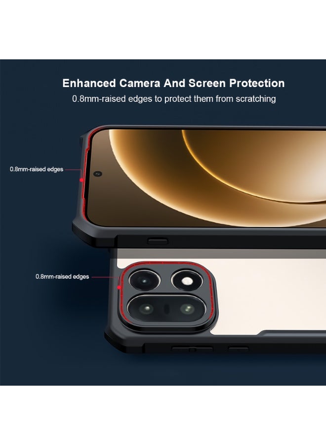 غطاء لهاتف OnePlus 15 مع حماية عدسة الكاميرا، غطاء خلفي، واقي للصدمات مصنوع من TPU + PC، مقاوم للاصفرار، نحيف ومناسب بشكل مثالي - Image 2