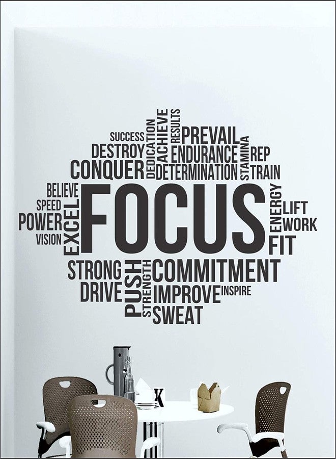 Techgifti Motivational - Quotes - Wall Sticker for Bedroom, Living Room, Kids Room, Office (Size - 65 Cm X 125 Cm)(Polyvinyl Chloride) - Image 2
