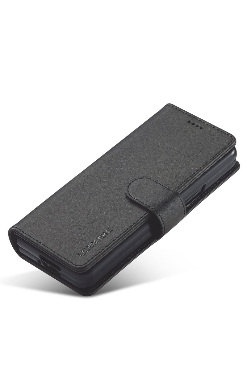 for Samsung Fold 7 leather flip case, wallet style retro style PU leather phone protective case - Image 4