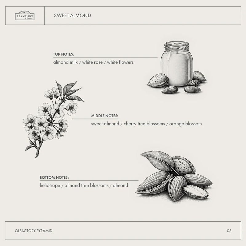 أ لا مايسون قوالب صابون باللوز الحلو من 4 قطع - Image 2