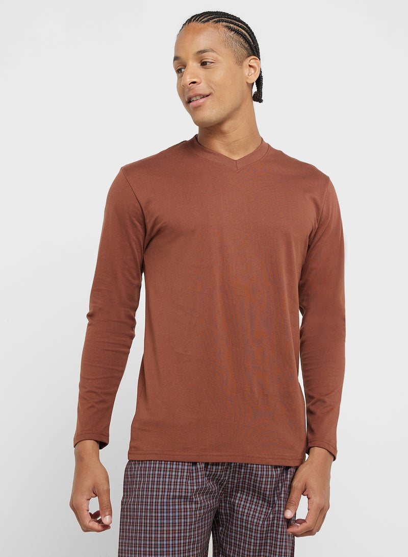 سفنتي فايف طقم بيجامة تي شيرت وبنطلون - Image 3