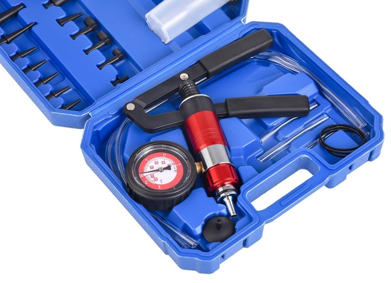 DHA 2 in 1 Hand Held Vacuum and Pressure Pump Tester Brake Fluid Bleeding Kit for Car and Motorcycle - Image 4
