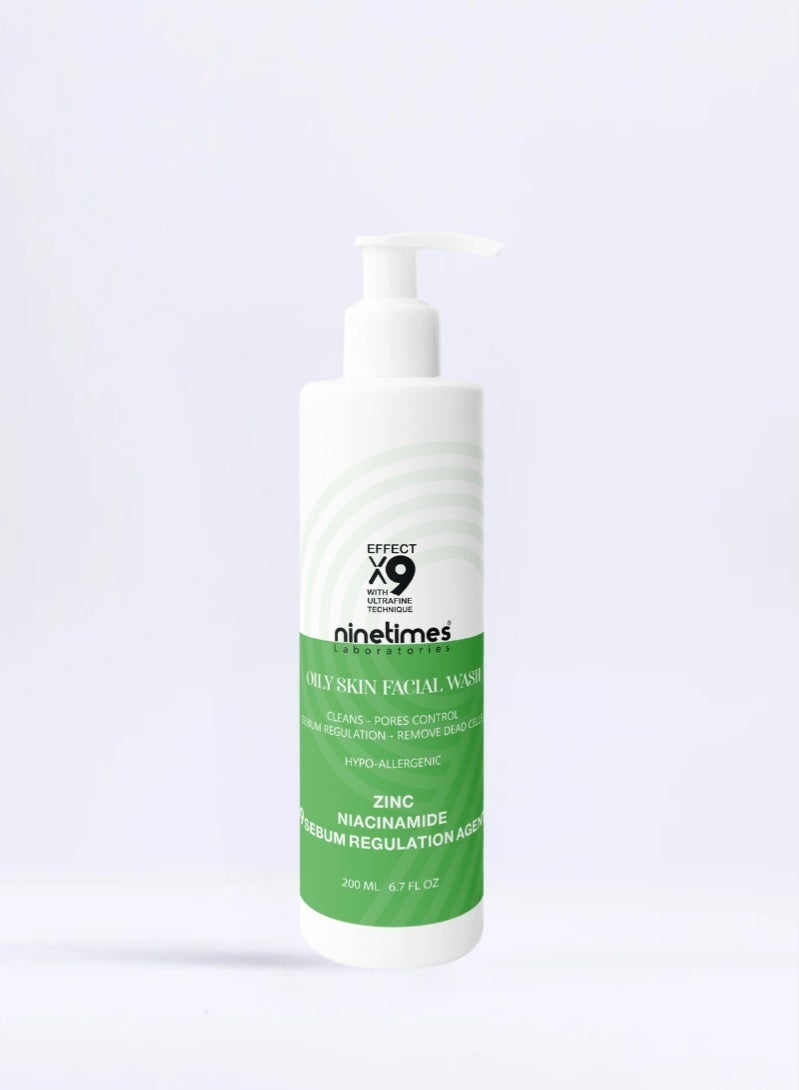ناين تايمز  غسول النياسيناميد للبشرة الدهنية 200 مل - Image 1