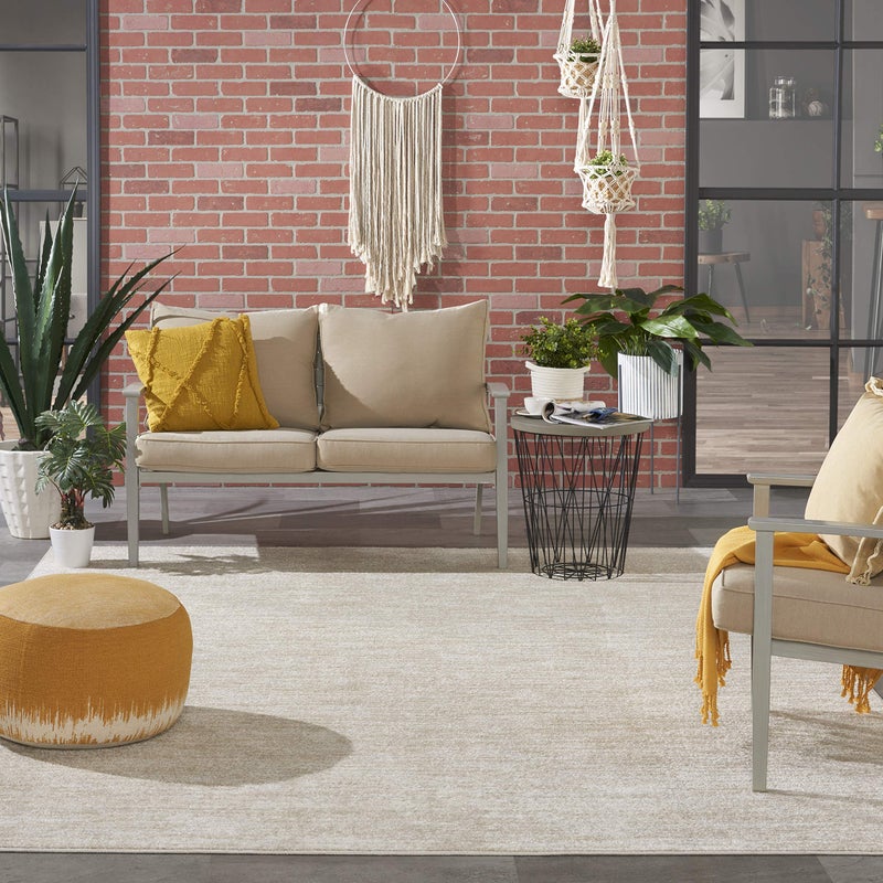 Nourison Home Nourison Essentials Ivory Beige 7' x 10' Area Rug - Easy Clean, Non Shedding, Bed Room, Living Room, Dining Room, Kitchen (7' x 10') - Image 4