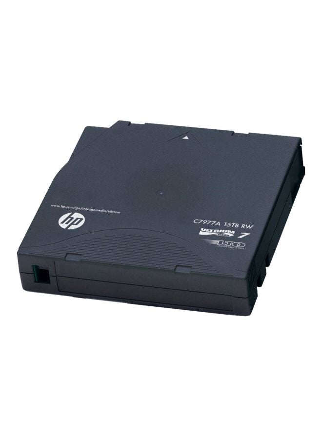 HP LTO-7 Ultrium RW Data Cartridge Black - Image 1