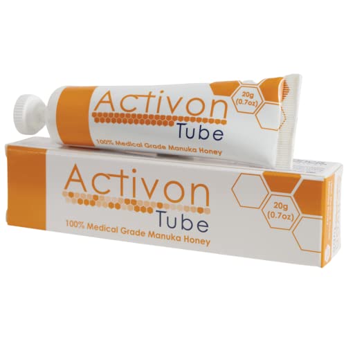 Activon Medical Grade 100% Manuka Honey Gel Tube Natural Healing of Wounds 20g Pack of 1 - Image 1