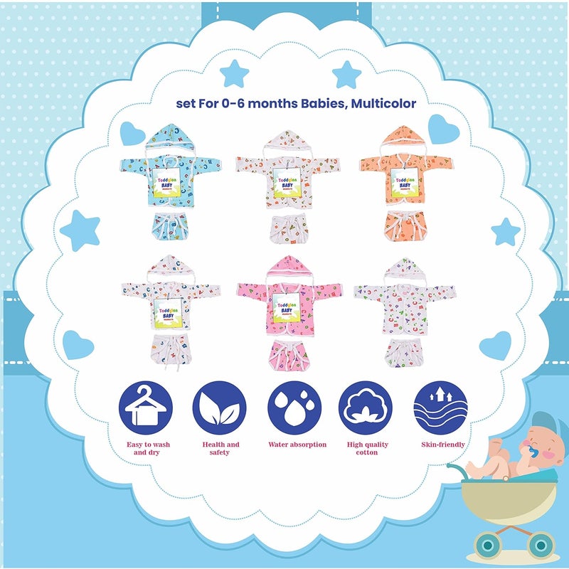 Toddylon 40 in 1 New Born Baby Products All | Gift Packs | Bedding Set | Maternity Kit | Baby Shower | Baby Clothing Set | Essentials Items | Combo Pack (0-6 Months, Multicolor) - Image 4