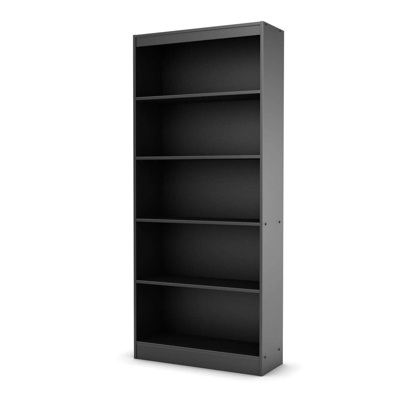 South Shore Axess 5Shelf Bookcase  Black