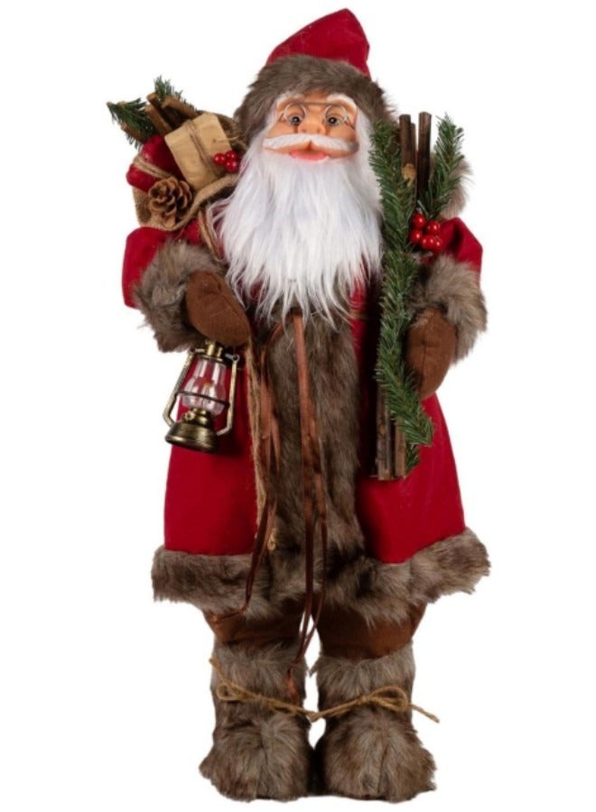 GGEROU تماثيل سانتا كلوز، تمثال سانتا كلوز القابل للجمع، 45 سم - Image 1