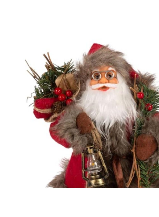 GGEROU تماثيل سانتا كلوز، تمثال سانتا كلوز القابل للجمع، 45 سم - Image 2