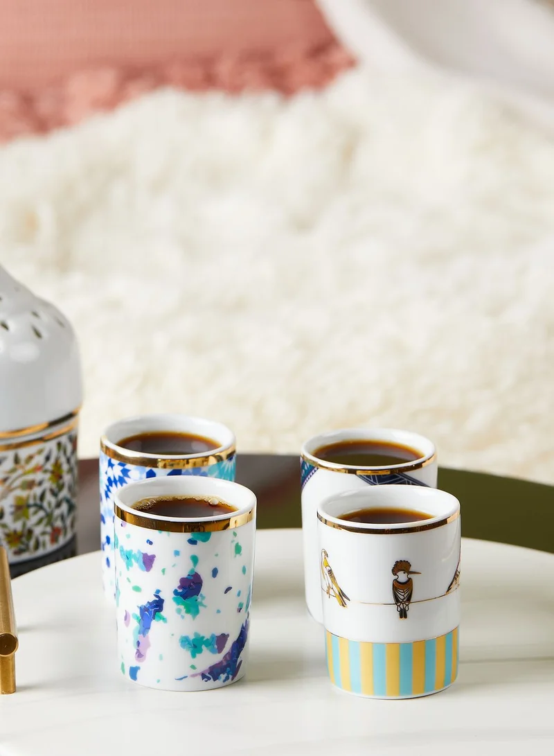 صلصال مجموعة اكواب اسبريسو عدد 4
