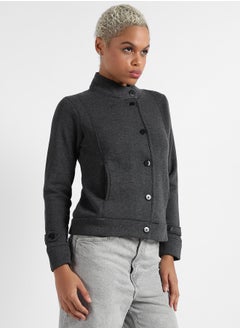 Campus Sutra Campus Sutra Women's Single-Breasted Jacket With Angled Open Pockets  - Image 3