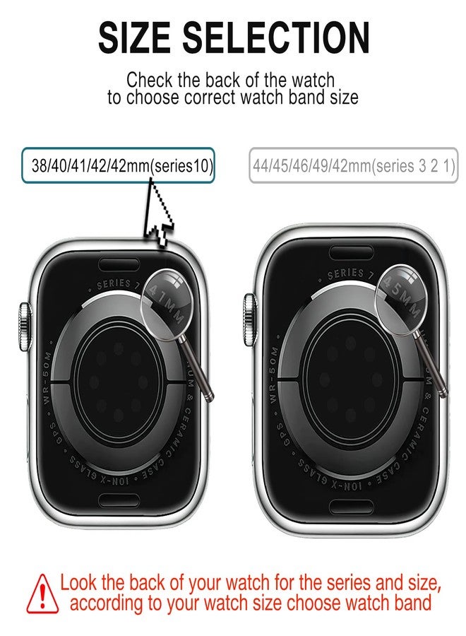 MARGE PLUS Stainless Steel Milanese Loop Compatible with Apple Watch Band 42mm 44mm 45mm 49mm 38mm 40mm 41mm men and women, Mesh Loop Magnetic Clasp Replacement for iWatch Bands Ultra Series 8 7 SE 6 - Image 2