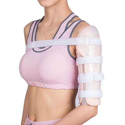 GHORTHOUD Humeral Shaft Fracture Splint Lightweight and Breathable Humeral Fracture Brace for Upper Arm Shoulder LeftRight Arm LongBone Humerus Fracture for Men and WomenSmall - Image 2