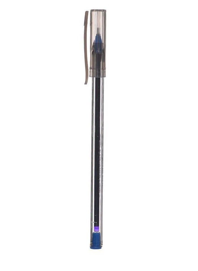Generic Ballpoint pen, 0.7 mm needle tip, blue ink color, box: 10 pens  - Image 1