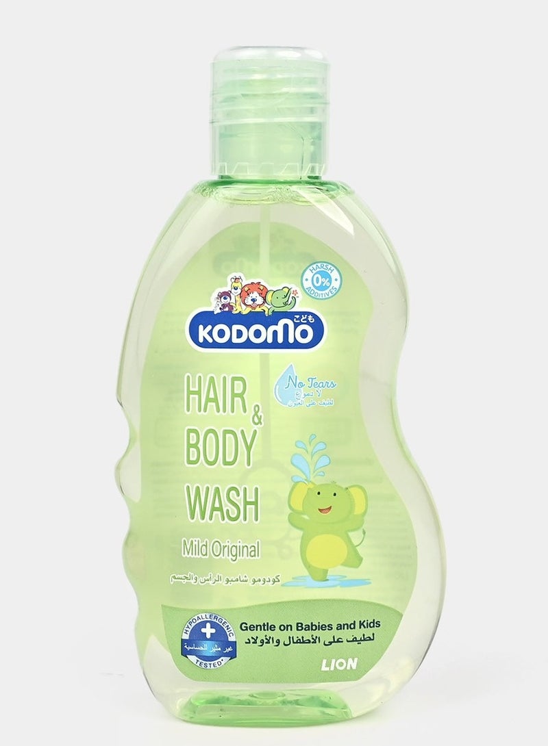 Kodomo Hair & Body Wash Mild Original 200 ml - Image 1