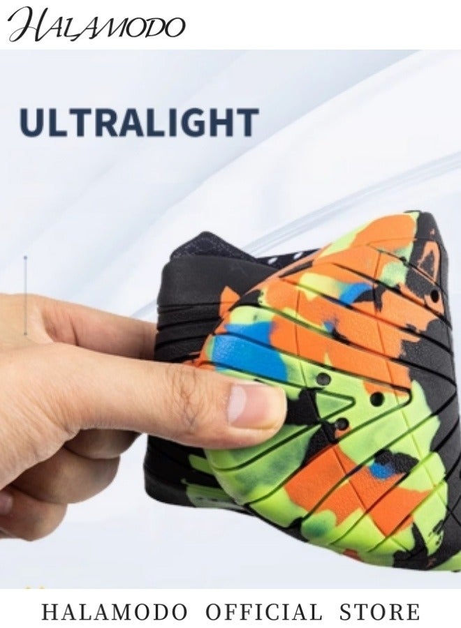 HALAMODO Unisex Quick-Dry Water Sports Barefoot Shoes Aqua Socks Comfort Closed-Toe Sport Athletic Sandal Aqua Lightweight Walking Shoes for Swim Beach Pool Surf Yoga for Women Men - Image 4