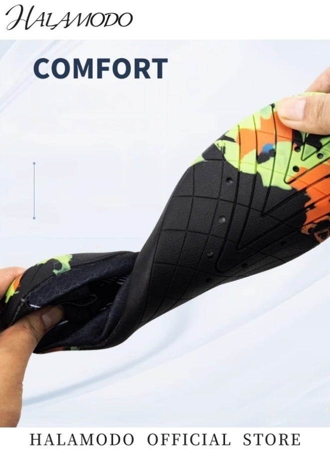 HALAMODO Unisex Quick-Dry Water Sports Barefoot Shoes Aqua Socks Comfort Closed-Toe Sport Athletic Sandal Aqua Lightweight Walking Shoes for Swim Beach Pool Surf Yoga for Women Men - Image 5