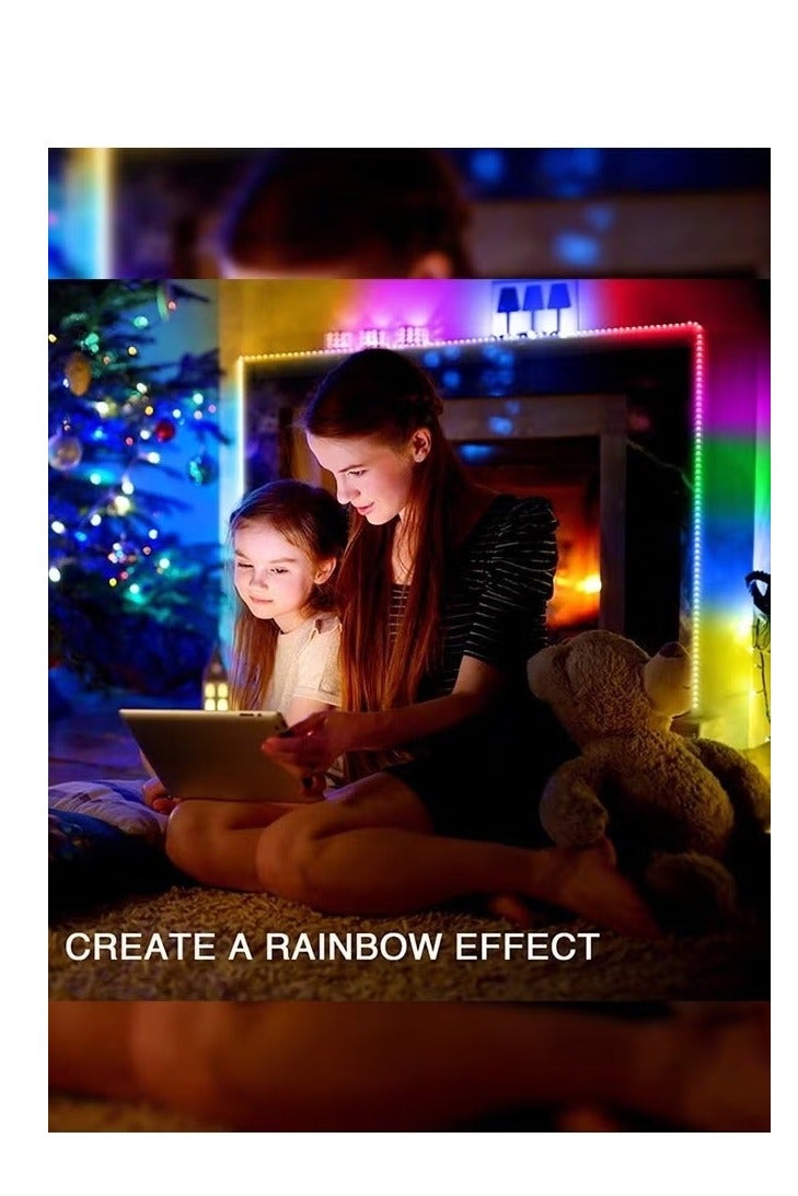 5M Flexible Smart Bluetooth RGB LED Neon Strip Light Sync to Music Lighting for Home Decor Kitchen Bedroom Car Bike Hotel Outdoor Parties Garden Desktop Decoration Mobile App Control USB Powered - Image 4