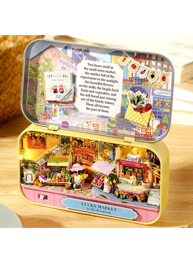 Bluejw Zhiqu House Diy Cabin Box Theater Handmade Small House Assembled Model Toys Birthday Gift For Girls - Image 1