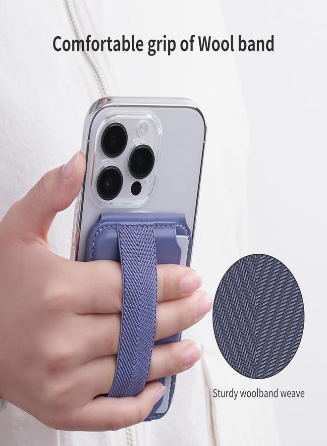 Sinjimoru Pull & Slide Magsafe Card Case, Adjustable Stand, Pull Out Tape, Smartphone Card Case, 3 Card Storage, Magsafe Wallet, Compatible with iPhone 15/14/13/12 Series, M-Pull Tab Stand, Black - Image 4