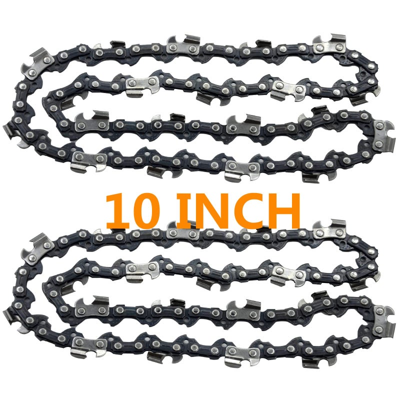 Fifchall 10 Inch Chainsaw Chain S40 3/8" LP Pitch .050" Gauge 40 Drive Links, 10-inch Replacement Chains Compatible with Remington, Greenwork, Sunjoe, Worx, Craftsman Pole Saw-2 Packs - Image 1