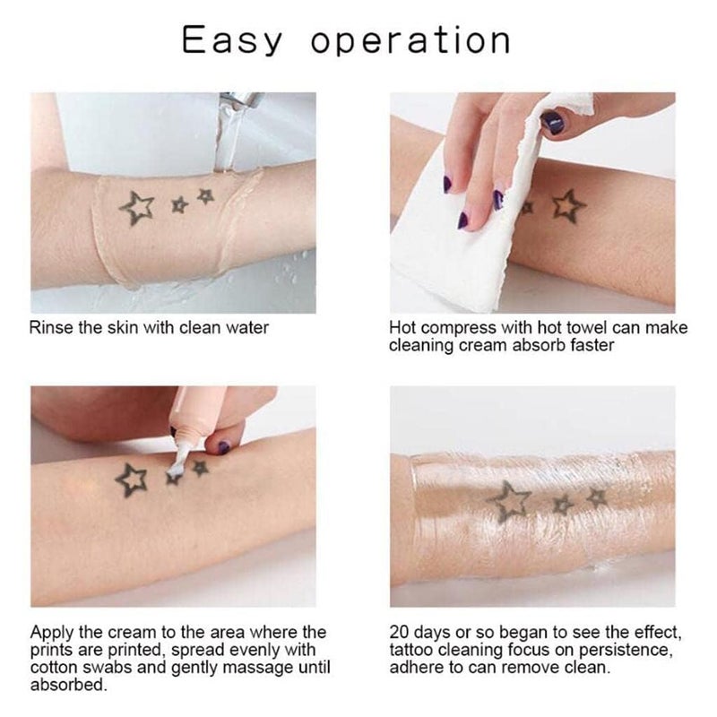 RADIONICS Permanent Tattoo Removal Cream Natural Fades Away Maximum Strength 13G - Image 4