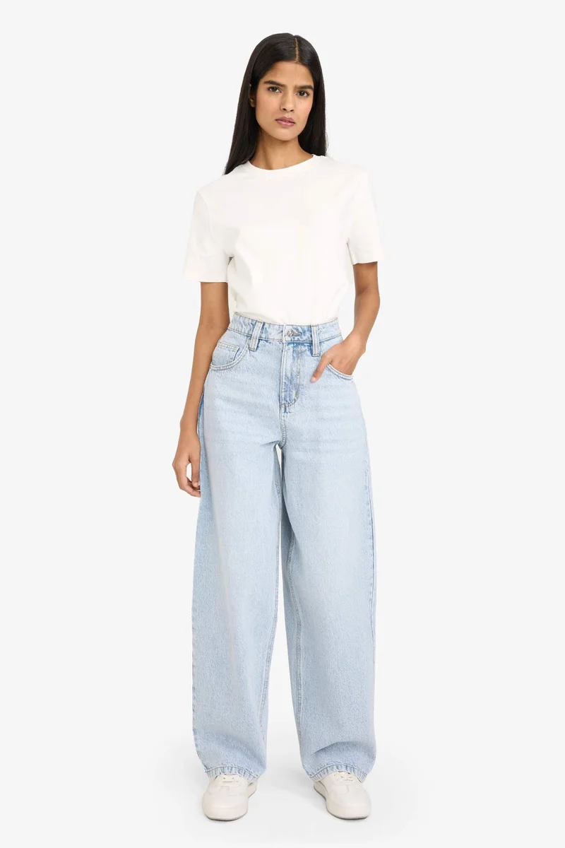 Baggy Fit Regular Hem Jeans
