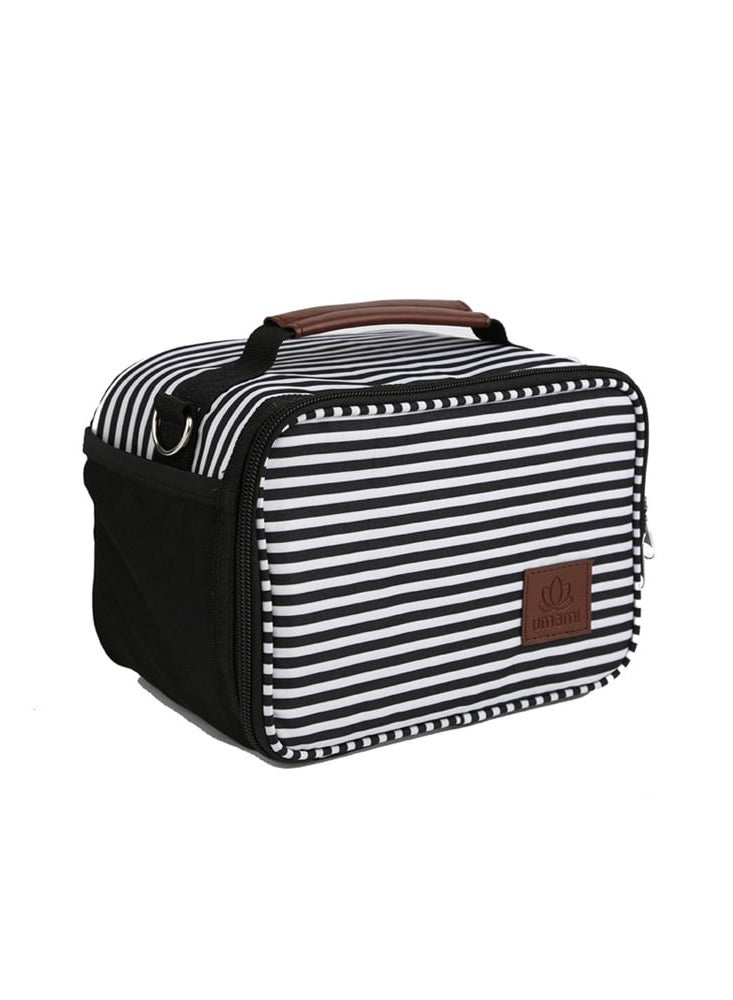 UMAMI Insulated Lunch Bag, Stripe - Image 1